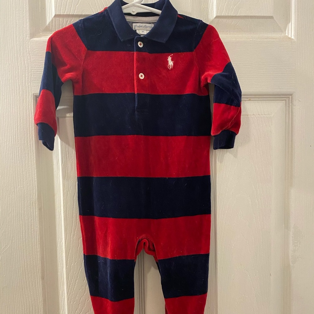 Polo velvet footie